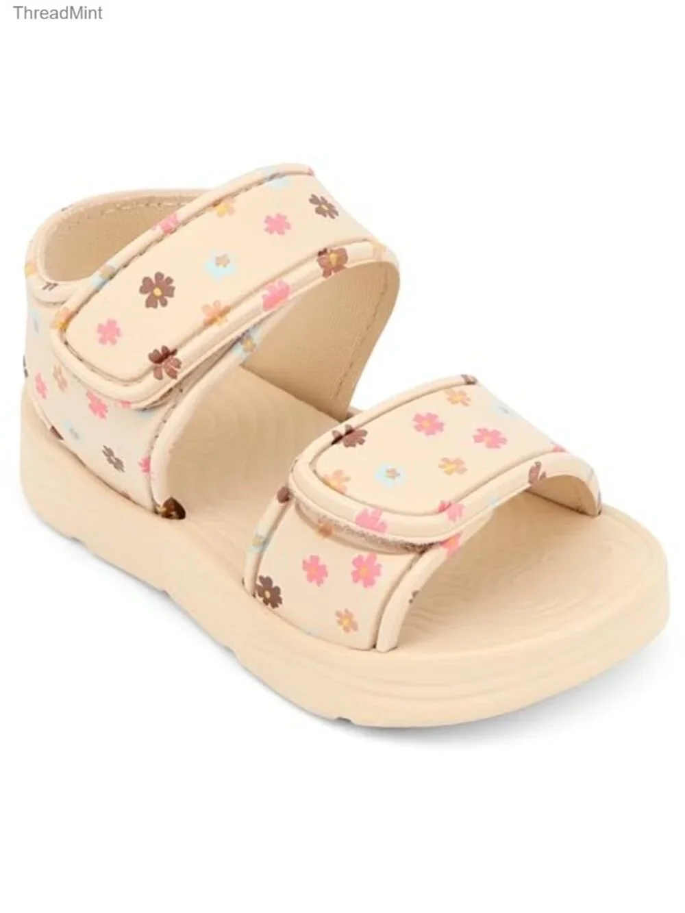 Toddler Kids Adjustable Hook Loop Print Sandals Water Resistant EVA